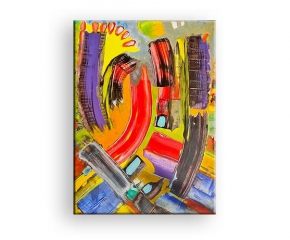 Anyway - Mischtechnik Gemälde von Charly Walter Künstler Schwarzwald Baar Kreis