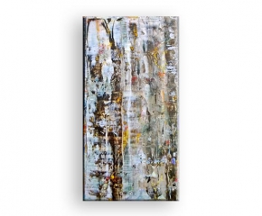 Dahinter - Acryl Mischtechnik Gemälde von Charly Walter Künstler in Villingen