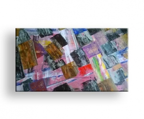 Farbspiele I Acryl Gemälde von Charly Walter Künstler Schwarzwald Baar Kreis