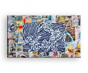 Titel Vogelperspektive verschiedene Ansätze Experiment von Zeichnung und Farbe - Acryl Bild von Charly Walter Künstler Villingen